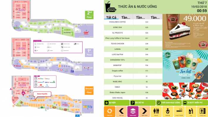 Bản đồ trung tâm thương mại